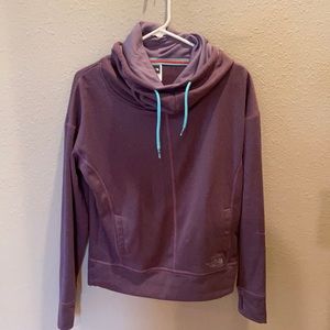 NWOT North Face funnel neck hoodie.